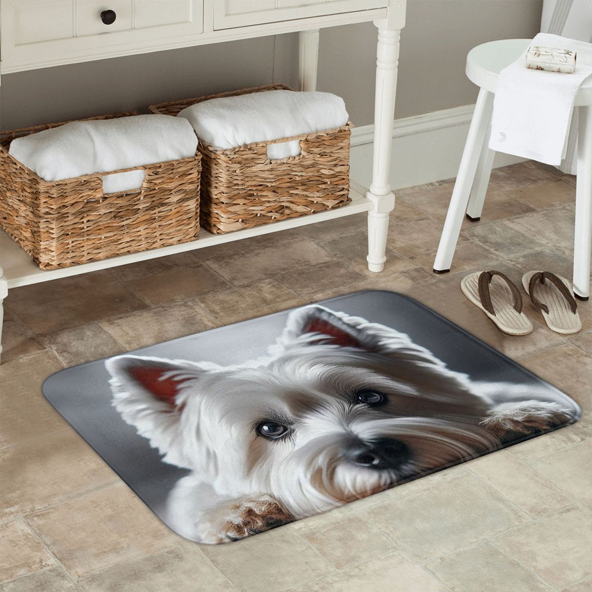 Highland Home Textiles - Мягкий коврик с 3D-принтом в виде