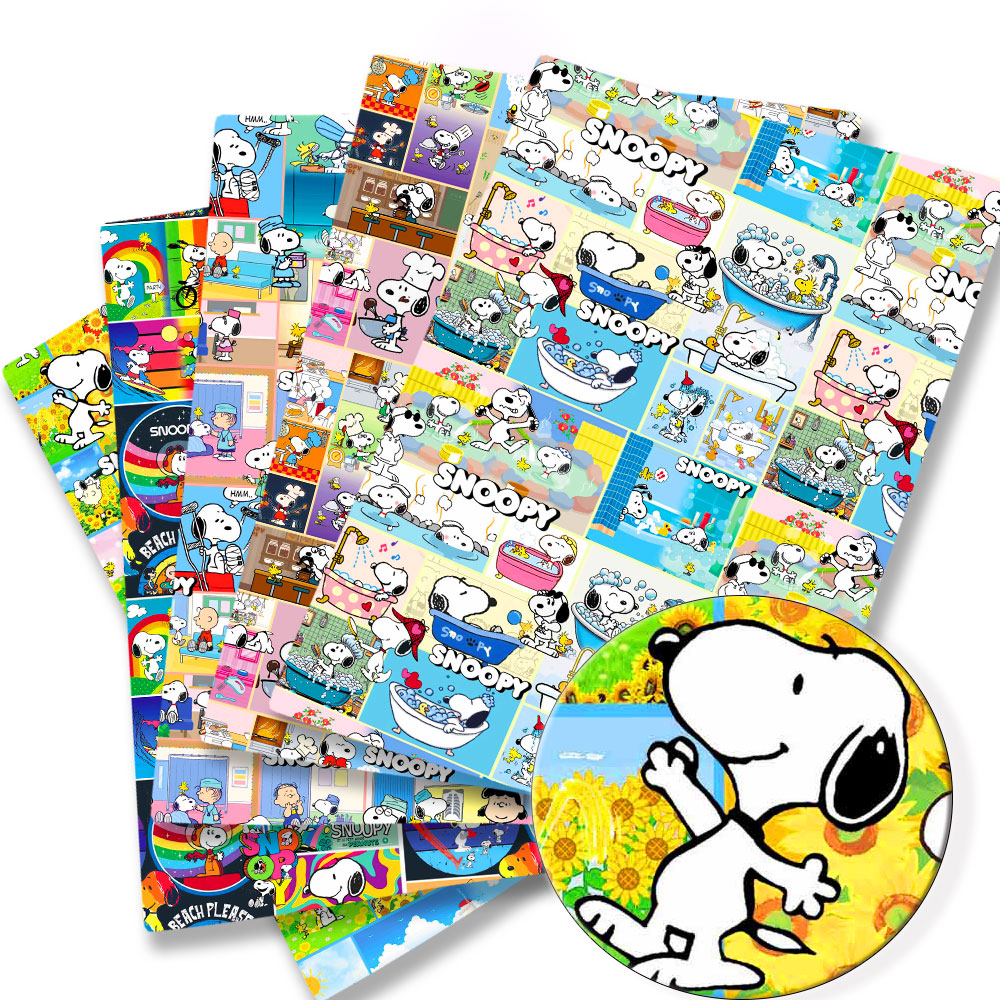 Home Textiles Curtains - Ткань TAKARA TOMY Snoopy, 140x50 см,