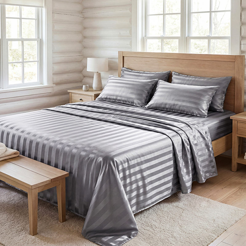 Fitted Sheet Deep - Набор постельного белья из атласа в