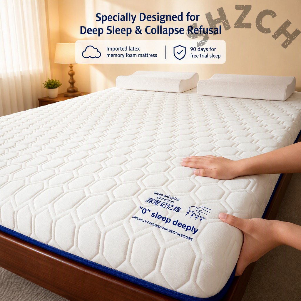 Memory Foam Topper - Латексный наматрасник для односпальной кровати –
