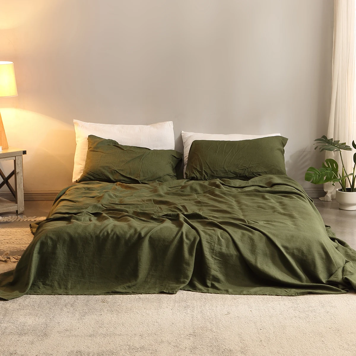 Fitted Sheet Deep - Комплект постельного белья из 4 предметов,
