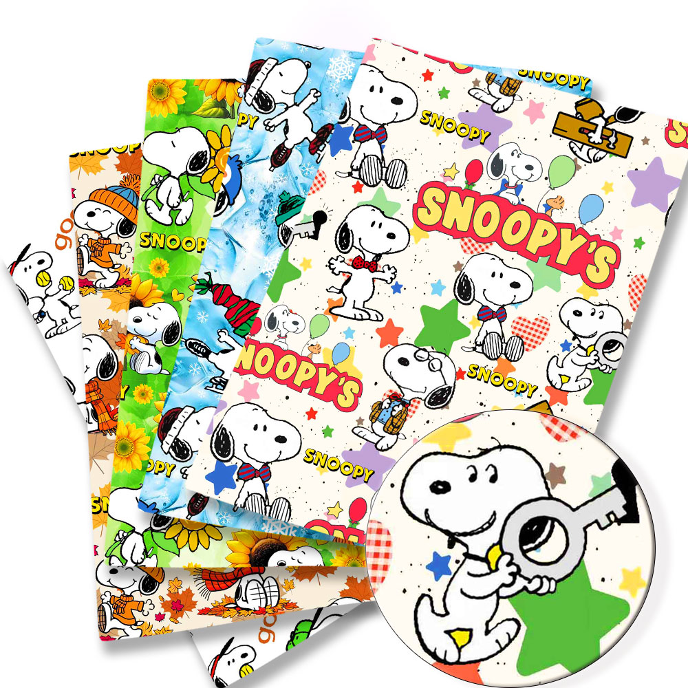 Home Textiles Curtains - Ткань TAKARA TOMY Snoopy, 140x50 см,