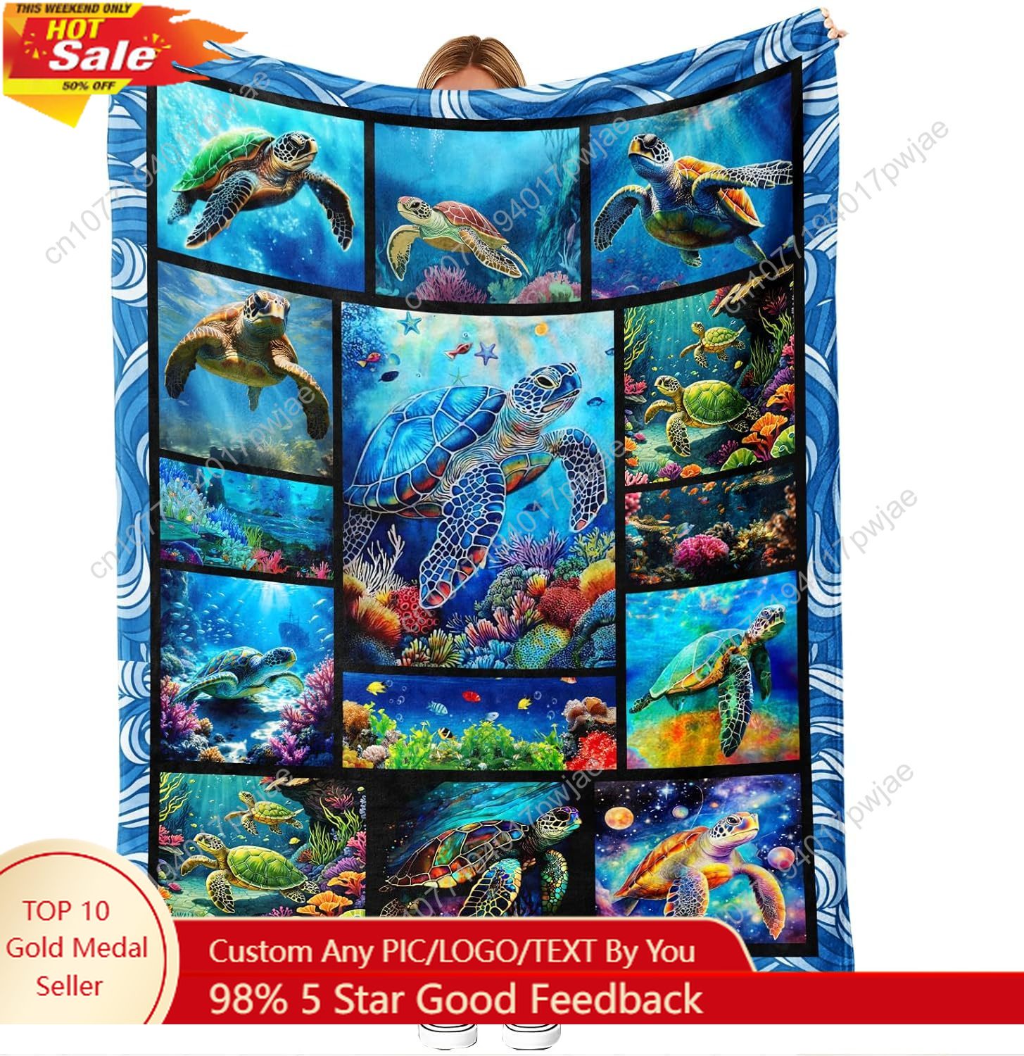 Фланелевое одеяло с морской че – обзор и цена Home Textiles Throw