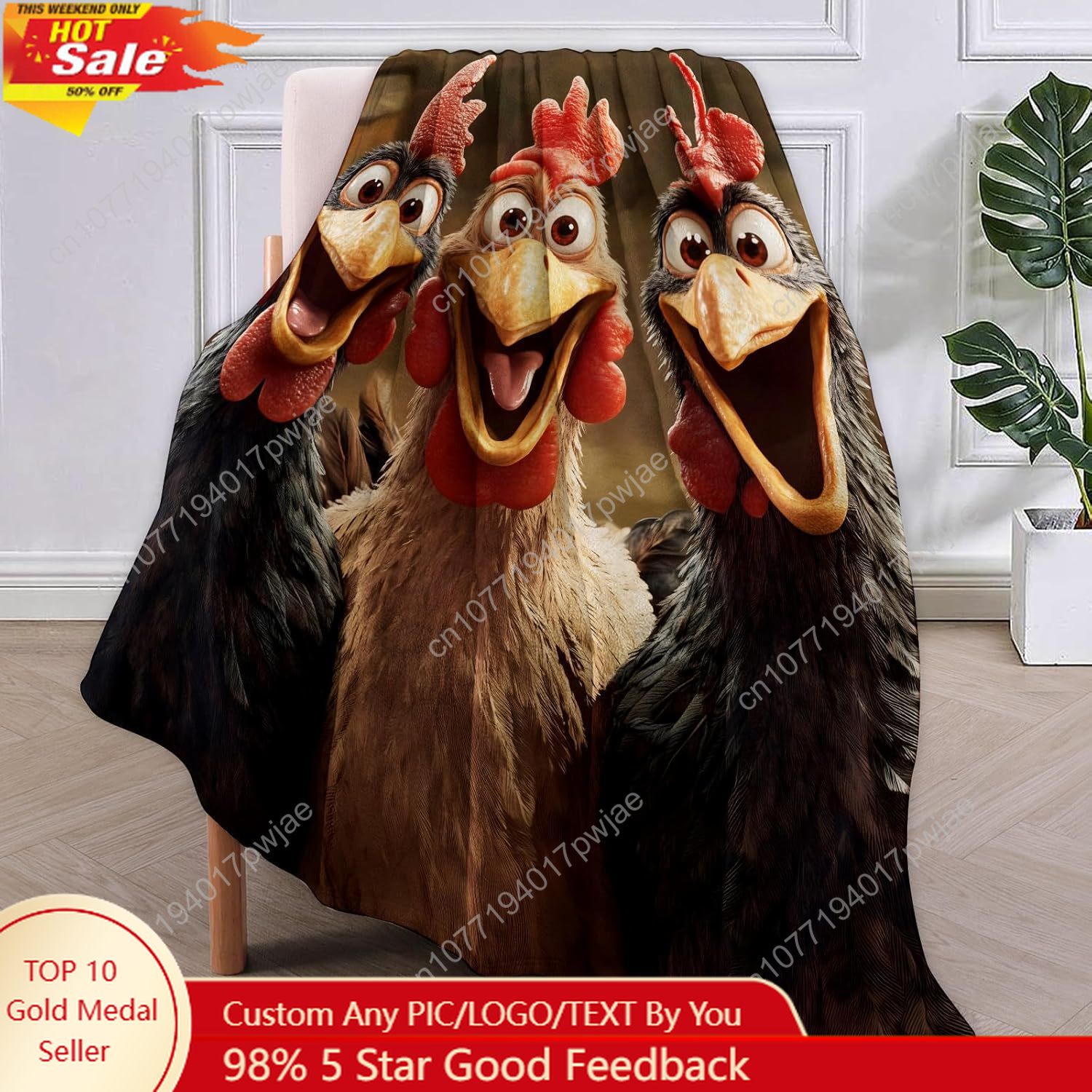 Одеяло с цыплятами, подарки дл – обзор и цена Home Textiles Throw