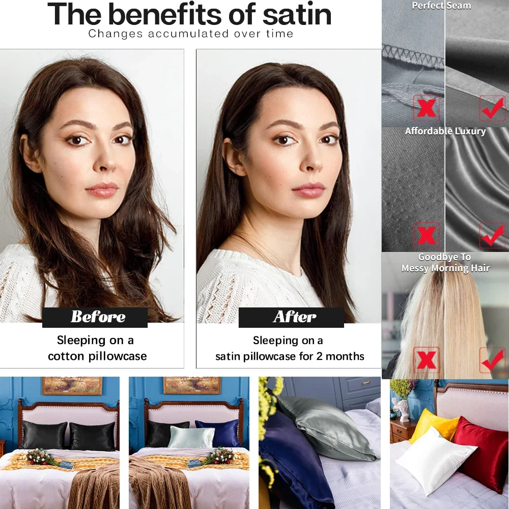 2-упаковка атласных наволочек  – обзор и цена Home Textiles Super Soft