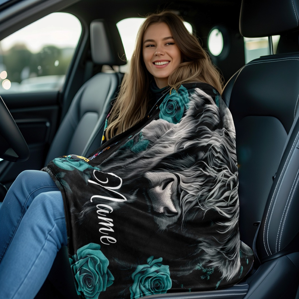 Персонализированный плед с изо – обзор и цена Highland Home Textiles