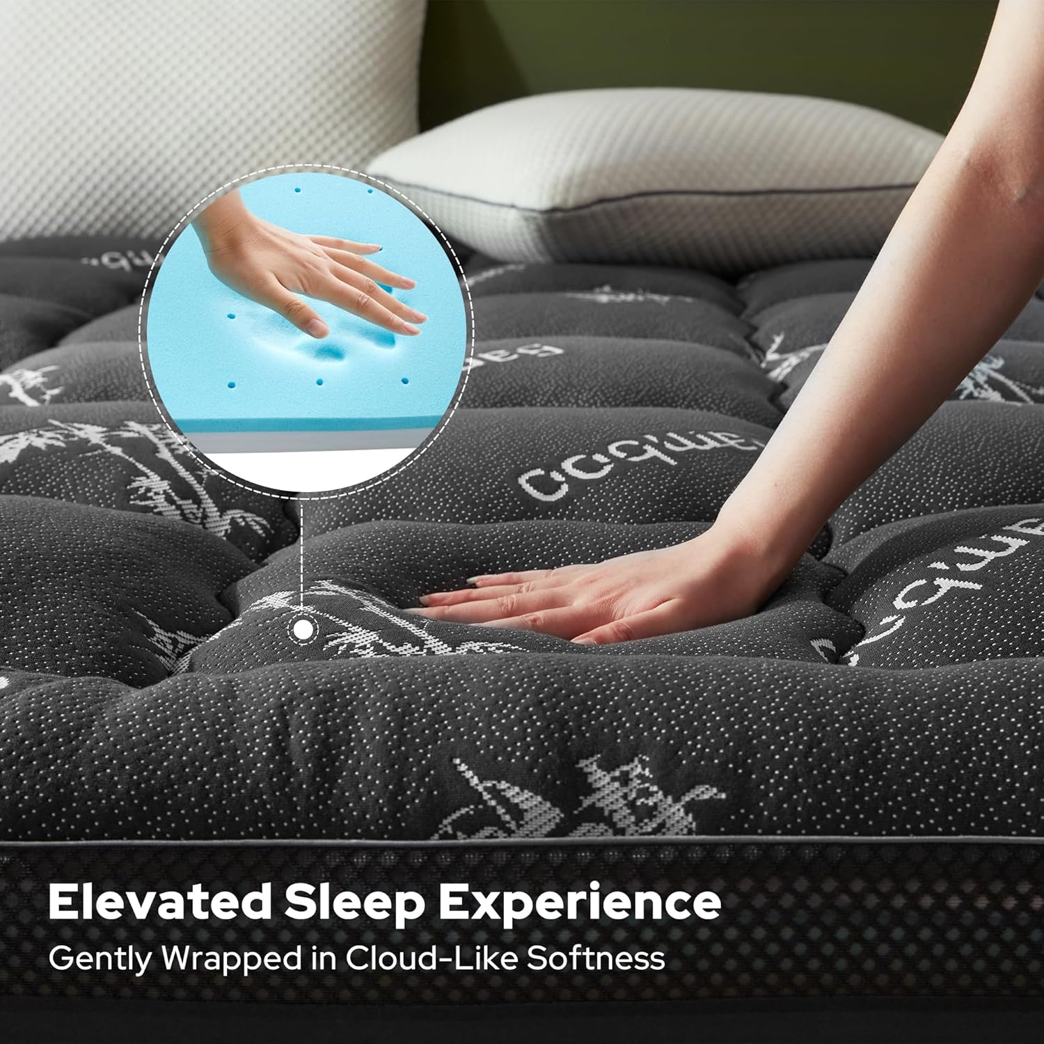 4-дюймовый двухслойный наматра – обзор и цена Memory Foam Topper