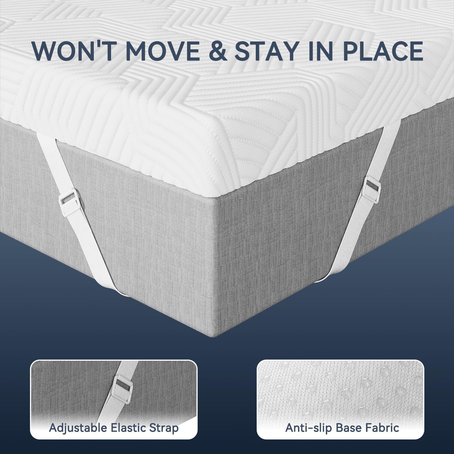 3-дюймовый наматрасник из пено – обзор и цена Memory Foam Topper