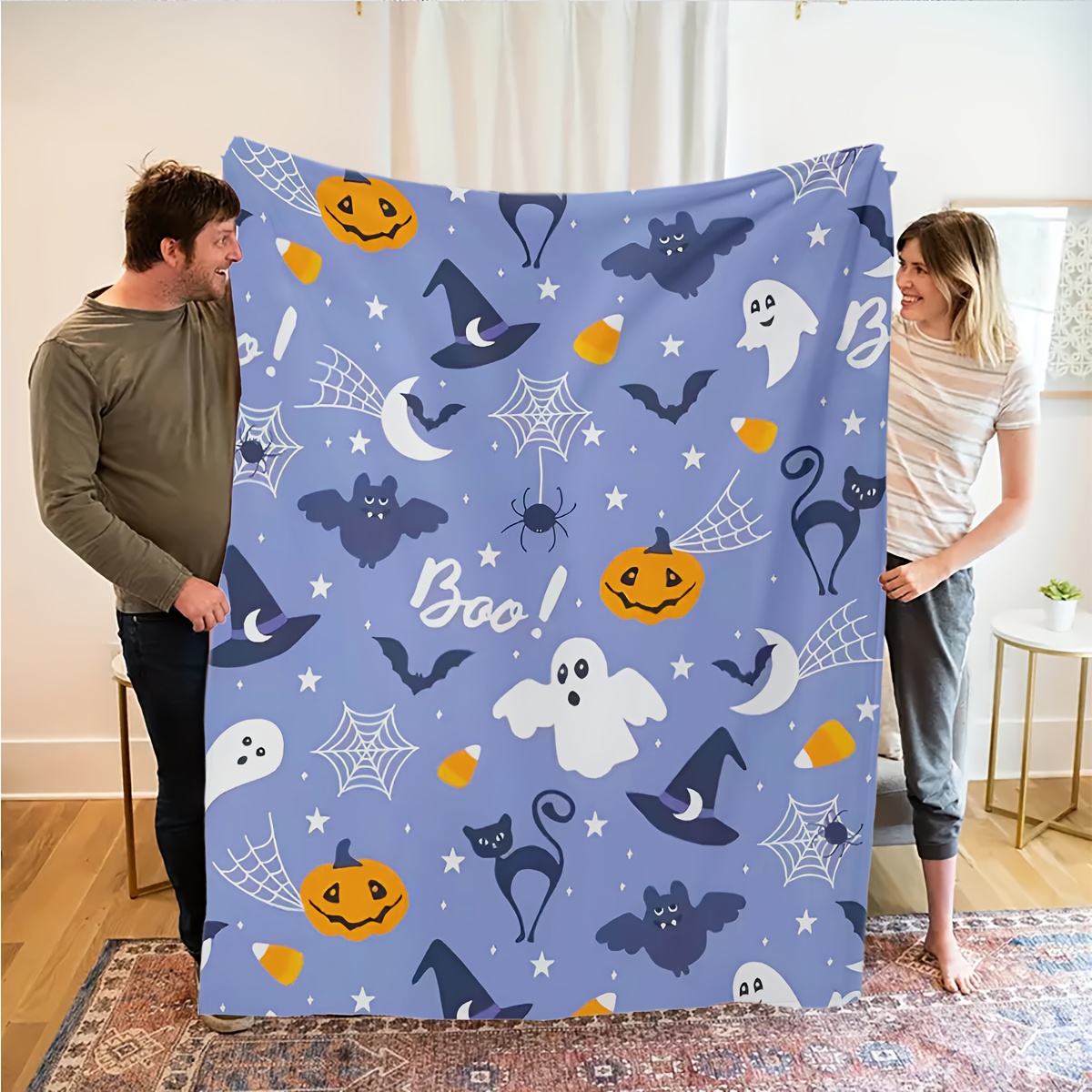 Хэллоуинское одеяло с изображе – обзор и цена Home Textiles Super Soft