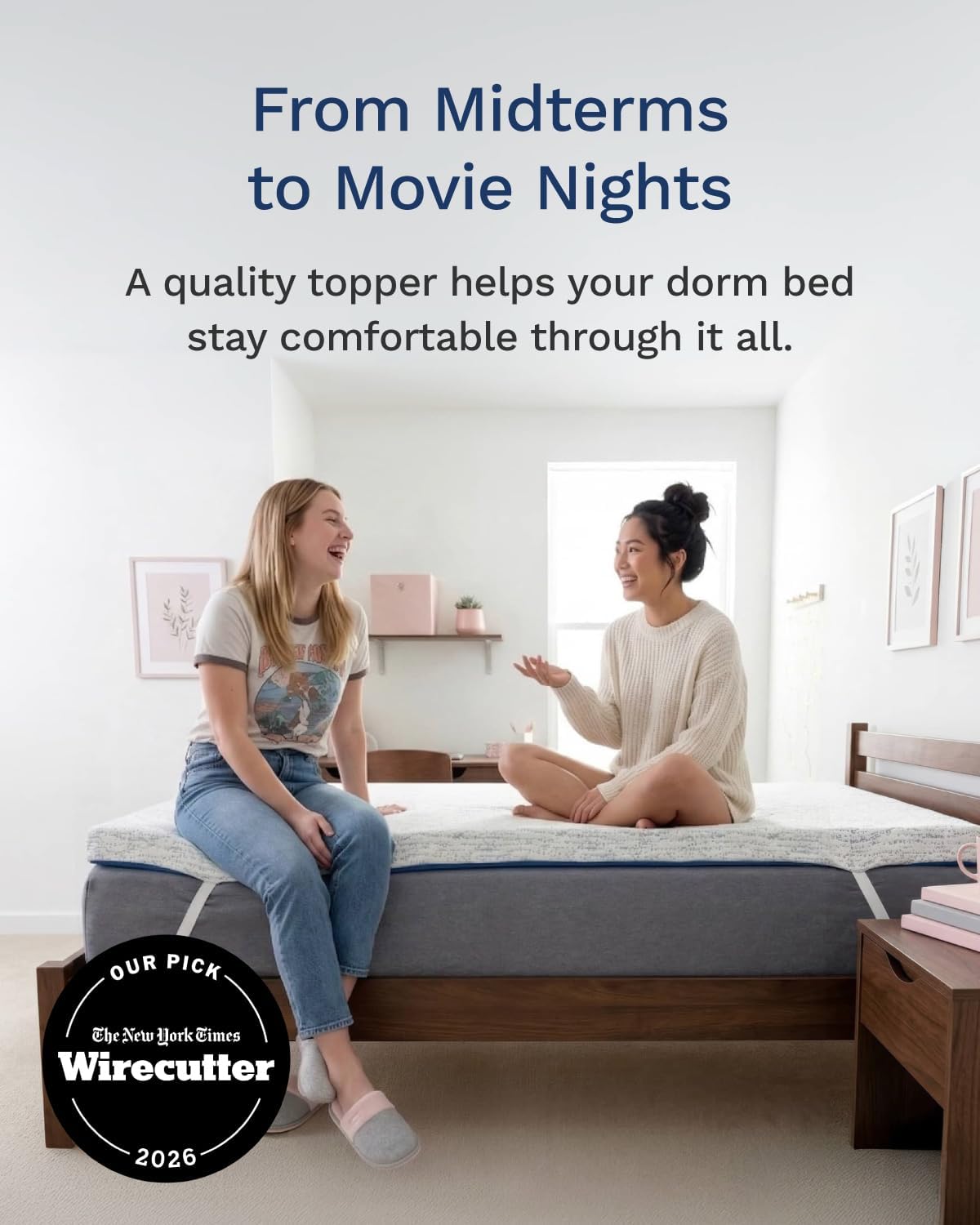 Наматрасник из пены с эффектом – обзор и цена Memory Foam Topper