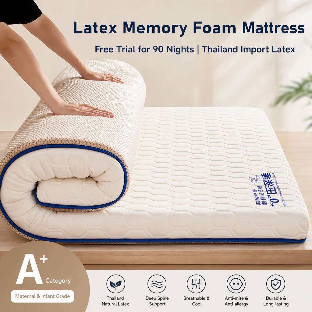 Латексный наматрасник для одно – обзор и цена Memory Foam Topper
