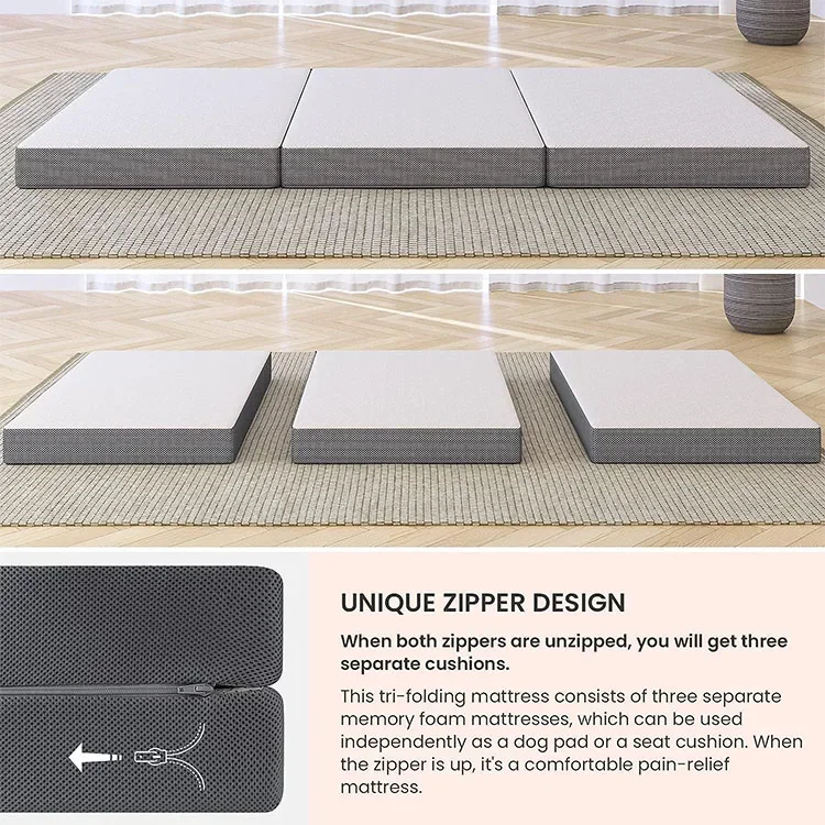 Портативный складной матрас-то – обзор и цена Memory Foam Topper