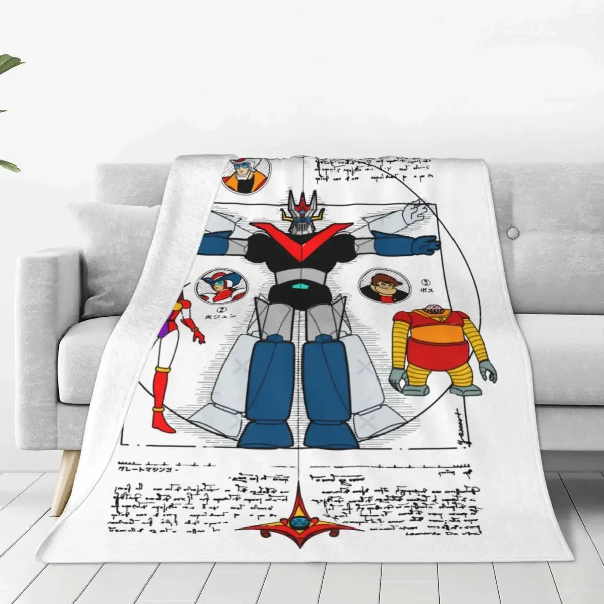 Плед-одеяло Mazinger Z Robot T – обзор и цена Home Textiles Super Soft